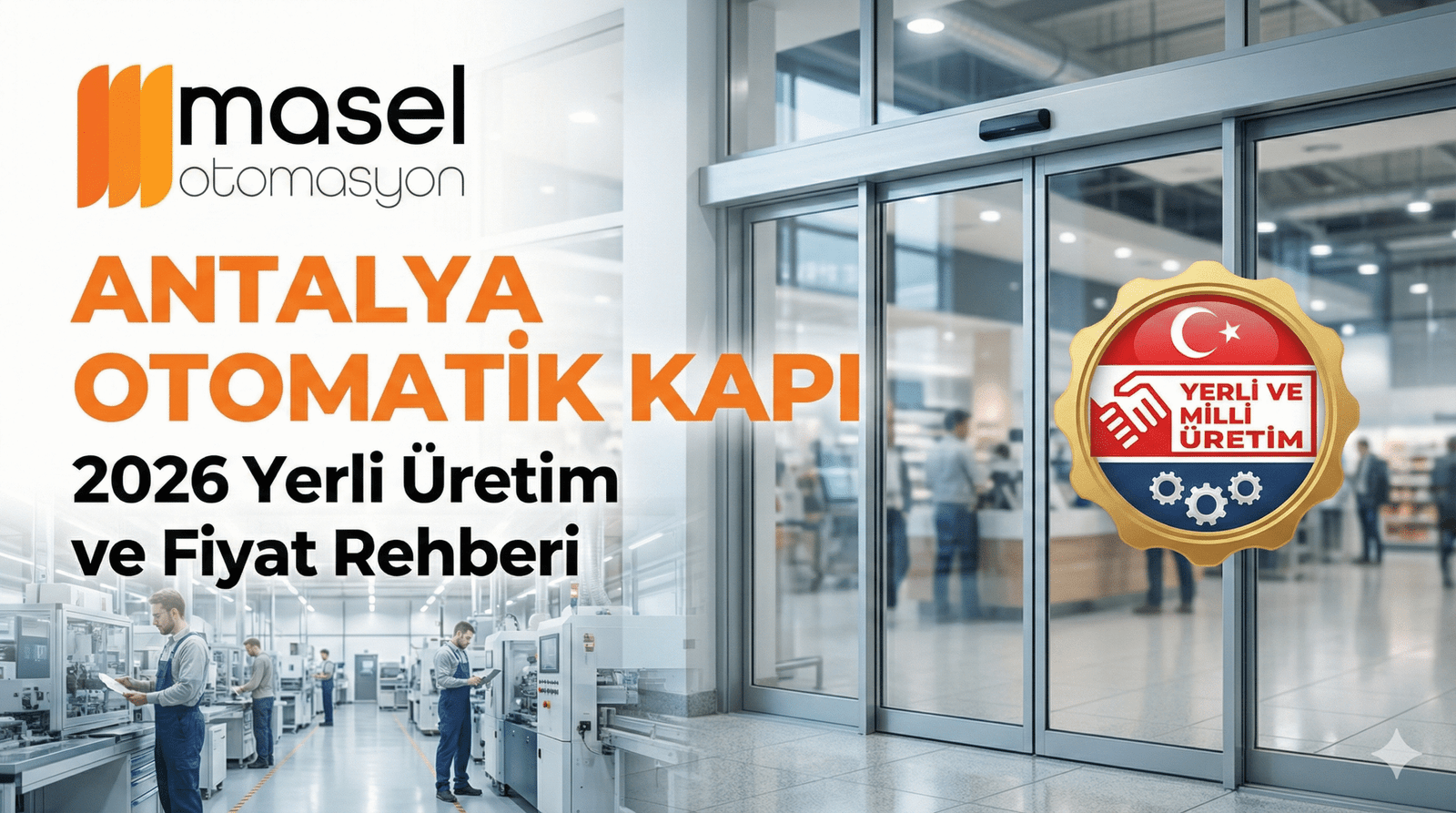 Antalya Otomatik Kapı: 2026 Yerli Üretim ve Fiyat Rehberi